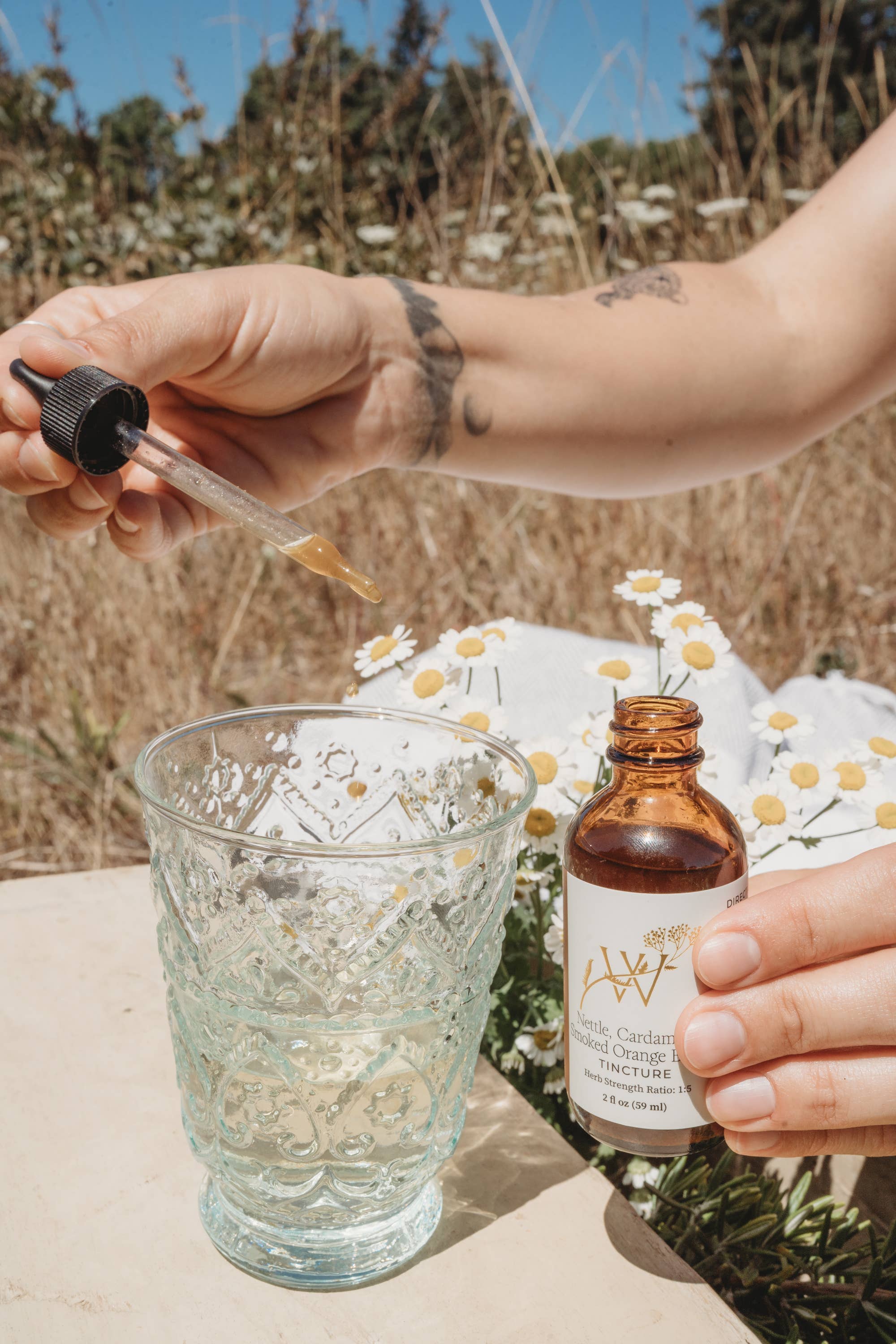 Nettle, Cardamom, Smoked Orange Bitters